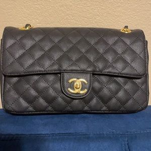 Canal Street Black Quilted Purse